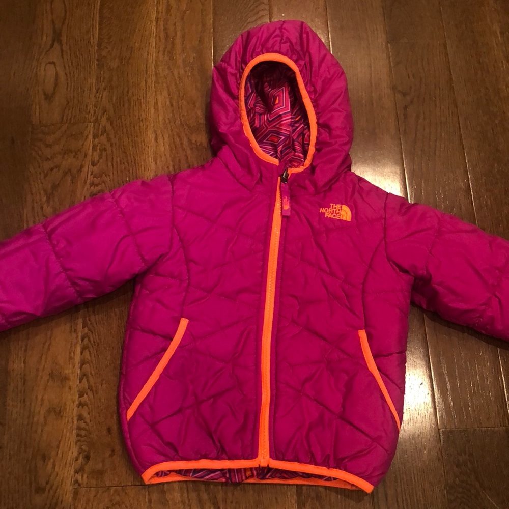 North Face Reversible Pink Coat